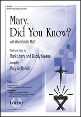 Mary, Did You Know? SATB choral sheet music cover